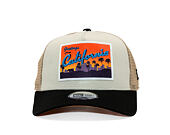 Dětská Kšiltovka New Era - Branded Location Patch 9FORTY A-Frame Trucker - Stone