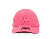 Dětská Kšiltovka New Era - MLB Essential 9FORTY - LA Dodgers - Pink - Bright Rose