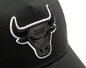 Kšiltovka New Era - NBA Outline 9FORTY A-Frame Trucker - Chicago Bulls - Steel / White