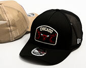 Kšiltovka New Era - NBA Felt Patch 9FORTY M-CROWN A-Frame Trucker - Chicago Bulls - Black