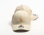 Dětská Kšiltovka New Era - MLB Homefield 9FORTY Trucker - NY Yankees - Stone / Orange