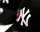 Dětská Kšiltovka New Era - MLB Icon 9FORTY - NY Yankees - Black / White