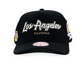 Kšiltovka Mitchell & Ness - NBA - La Script 2.0 - Los Angeles Lakers - Black/Green