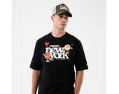 Triko New Era - MLB Icon Graphic Tee - NY Mets - Black