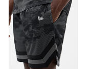 Kraťasy New Era - Branded Print Mesh Shorts - Black
