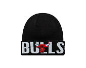 Kulich New Era - NBA Wordmark Beanie - Chicago Bulls - Black