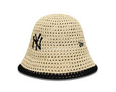 Dámský Klobouk New Era - MLB Explorer Bucket Explorer Bucket - NY Yankees - Stone / Black