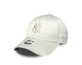 Dámská Kšiltovka New Era - MLB Satin Bow Back 9FORTY - NY Yankees - Grey