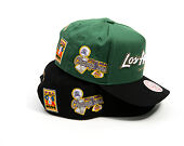 Kšiltovka Mitchell & Ness - NBA - La Script 2.0 - Los Angeles Lakers - Black/Green