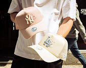 Dámská Kšiltovka New Era - MLB Floral 9FORTY A-Frame Trucker - LA Dodgers - Cream / Sky Blue