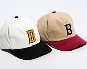 Kšiltovka Brixton - Big B Mp Cap - Sand/Burgundy