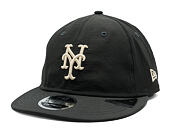 Kšiltovka New Era - MLB Nylon Ripstop 9FIFTY Retro Crown - NY Mets - Black