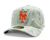 Kšiltovka New Era - MLB Three Looms "Leafy Palm" 59FORTY A-Frame - NY Mets - Stone