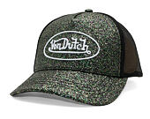 Kšiltovka Von Dutch - Trucker - Glitter - Black