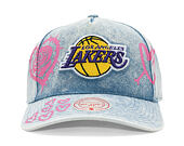 Kšiltovka Mitchell & Ness - Painted Love - NBA - Los Angeles Lakers - Light Blue
