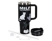 Láhev Rip N Dip - Man I Love Felines Big Ol Cup Tumbler Black