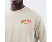 Triko New Era - Branded Food Character Oversized Tee - Stone