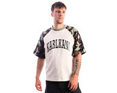 Triko Karl Kani - Sport College Boxy Raglan T-Shirt - Cream/Camo