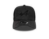 Kšiltovka New Era - F1 Suede 9FORTY A-Frame Trucker - Alpine Racing - Dark Concrete