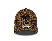 Dámská Kšiltovka New Era - MLB Leopard Cord 9FORTY - NY Yankees - Stone / Black