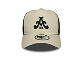 Kšiltovka New Era - Core Logo 9FORTY A-Frame Trucker - ASTON VILLA FC - Stone