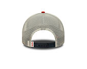 Kšiltovka New Era - Branded Patch Cord 9FORTY A-Frame Trucker - Navy / Warm Flame