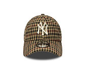 Kšiltovka New Era - MLB IMAGE DROP Water Repel Checker 9TWENTY - NY Yankees - Stone