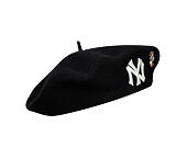 Baret New Era - MLB IMAGE DROP Retro Pin Beret - NY Yankees - Black