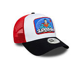 Dětská Kšiltovka New Era - DC Patch 9FORTY A-Frame Trucker - Superman - White / Navy