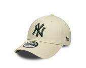 Kšiltovka New Era - MLB League Essential 9FORTY - NY Yankees - Stone / Cilantro Green