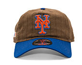 Kšiltovka New Era × Three Looms - Chestnut Pinstripe 9TWENTY A-Frame - New York Mets