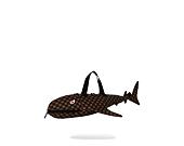 Taška Sprayground - Sharks In Paris Wtf Bubble Brown Check Shark Duffle