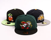 Kšiltovka New Era - MiLB Theme Nights 59FIFTY - Hickory Crawdads - Team Color