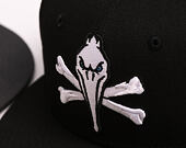 Kšiltovka New Era - MiLB Theme Nights 59FIFTY - Myrtle Beach Pelicans - Skull - Black