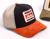 Kšiltovka New Era - Branded Patch Cord 9FORTY A-Frame Trucker - Navy / Warm Flame