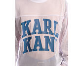 Triko s dlouhým rukávem Karl Kani - Stencil Mesh Boxy Longsleeve - White