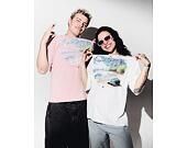 Triko New Era - Branded Beach Graphic Oversized Tee - White