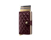 Peněženka Secrid - Miniwallet Emboss Diamond Premium - Bordeaux