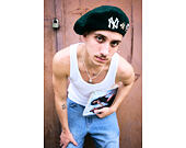 Baret New Era - MLB IMAGE DROP Retro Pin Beret - NY Yankees - Green