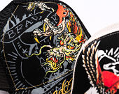 Kšiltovka Ed Hardy - Unisex Crawling Dragon 5 Panel Trucker Cap - Black