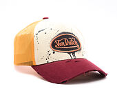 Kšiltovka Von Dutch - Baseball - Print & Embroidery - Red / Yellow