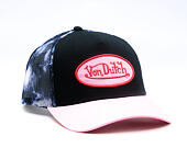 Dámská Kšiltovka Von Dutch - Baseball - Galaxy Mesh Patch - Black / Pink