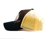 Kšiltovka Von Dutch - Baseball - Print & Embroidery - Yellow / Brown