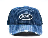Kšiltovka Von Dutch - Baseball - Striped Corduroy Patch - Navy