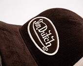 Kšiltovka Von Dutch - Baseball - Corduroy Patch Premium - Brown