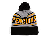 Kulich New Era - NHL Evergreen Wordmark Pom Medium Knit - Pittsburgh Penguins - Team Color