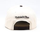 Kšiltovka Mitchell & Ness - NBA Brown And Cream Pro Snapback - Chicago Bulls - Cream