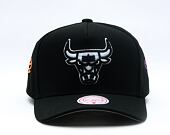 Kšiltovka Mitchell & Ness - NBA 404 Club Neon Pro Snapback - Chicago Bulls - Black