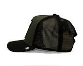 Kšiltovka Goorin - Bandit Trucker - Raccoon - Palm