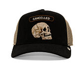 Kšiltovka Goorin - Cancelled Denim Rocker - Skull - Black Denim